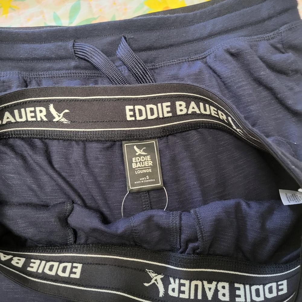 Eddie Bauer Blue Boxers Soft Cotton Waistband